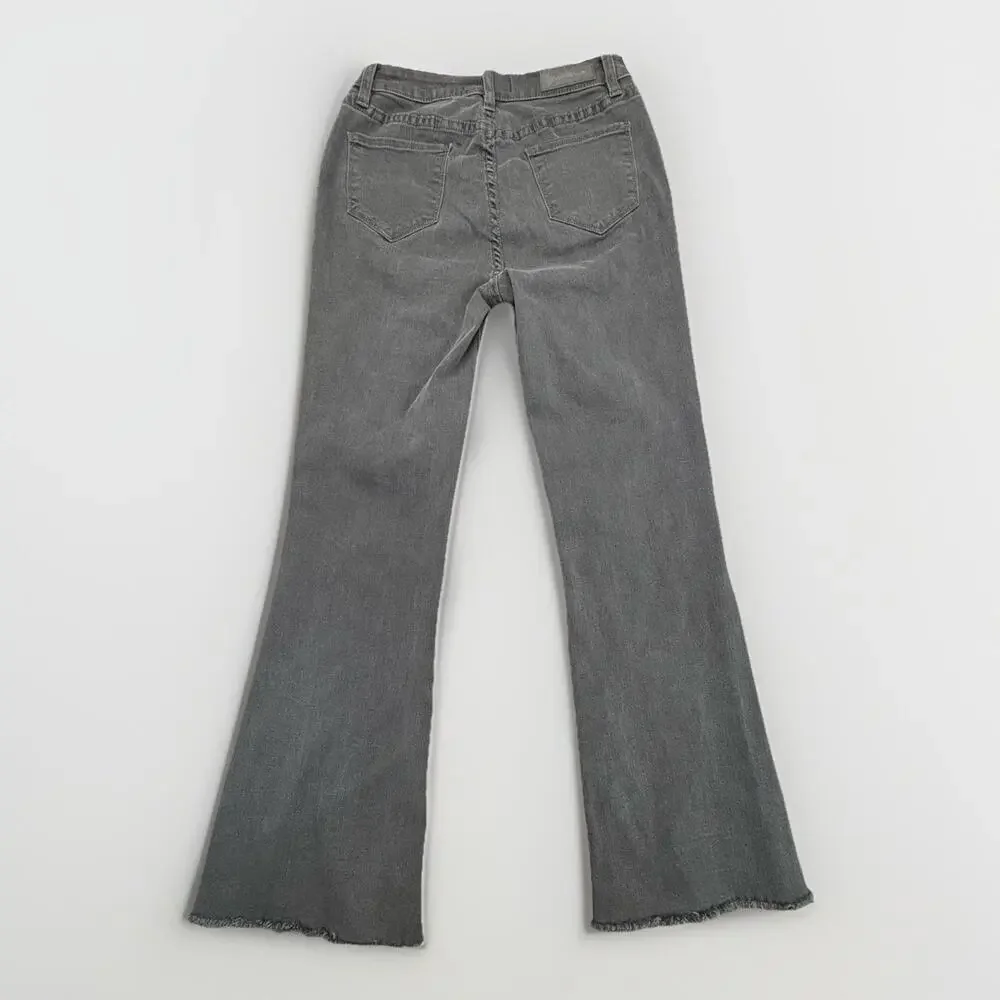 Women’s Rock & Roll Black Jeans High Rise Trouser Wide Boot Cut W29 X 34L - Picture 2 of 10